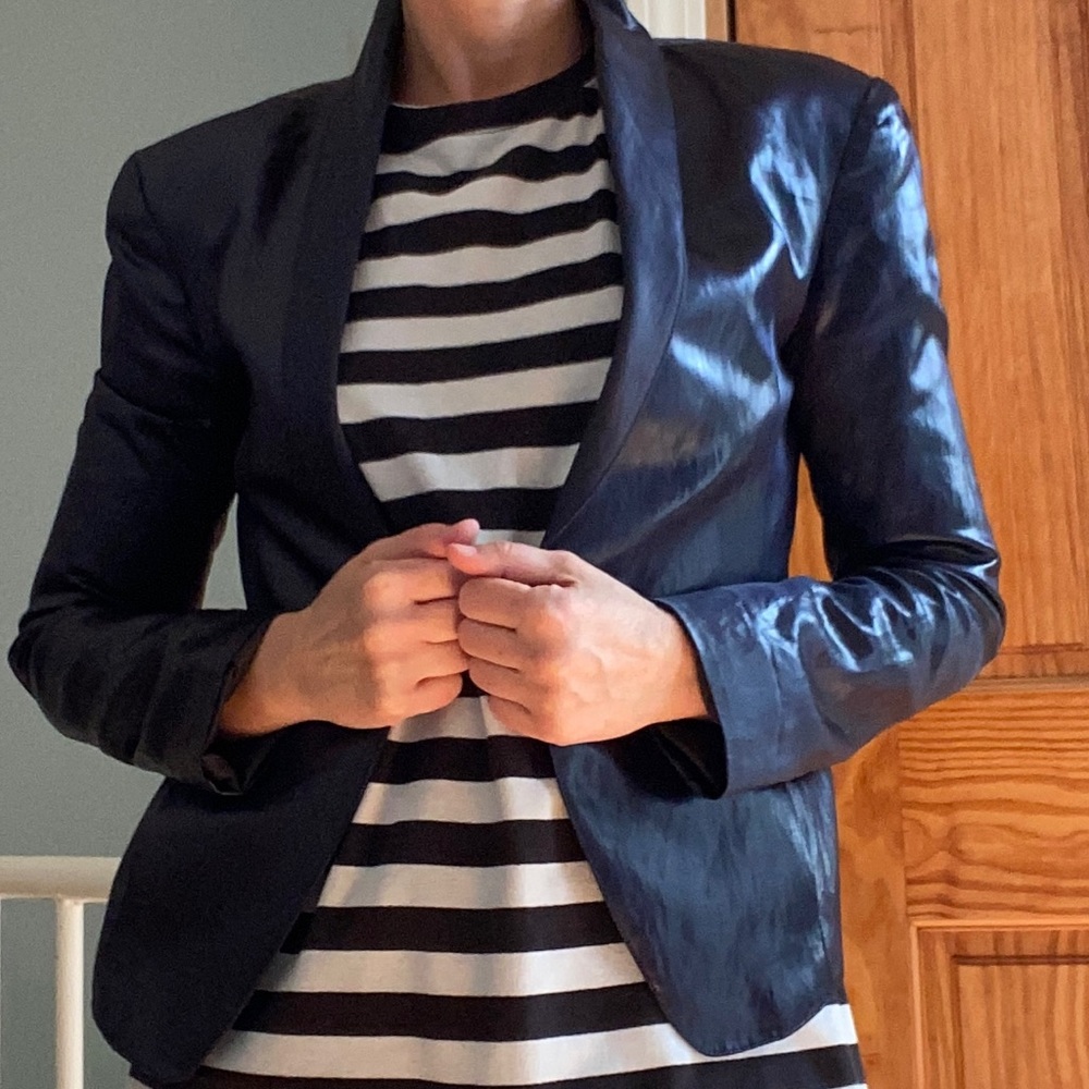 Theysken's Theory open front blazer